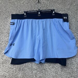 Under Armour Vanish Elite 2-in-1 Training Peak Woven Shorts Men 3XL New With Tag
